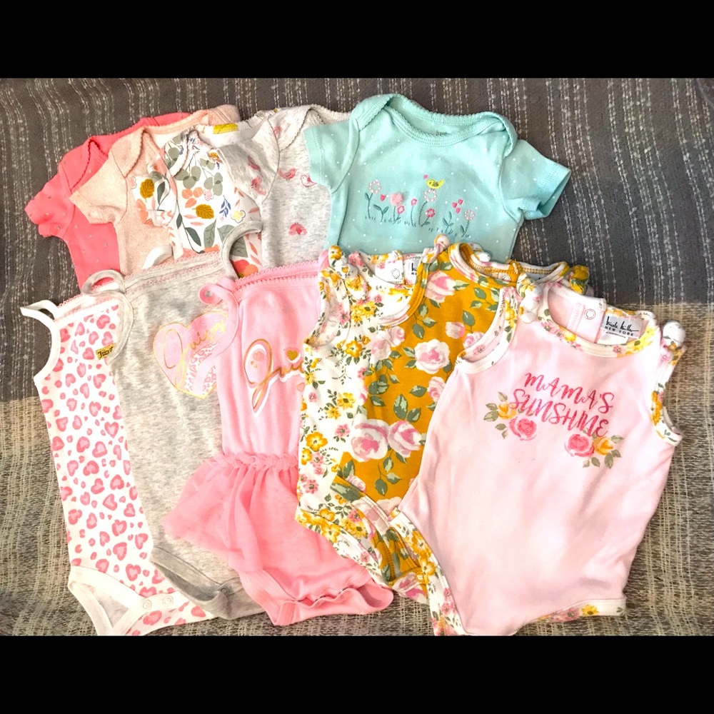Girls 3-6 month one piece bundle
